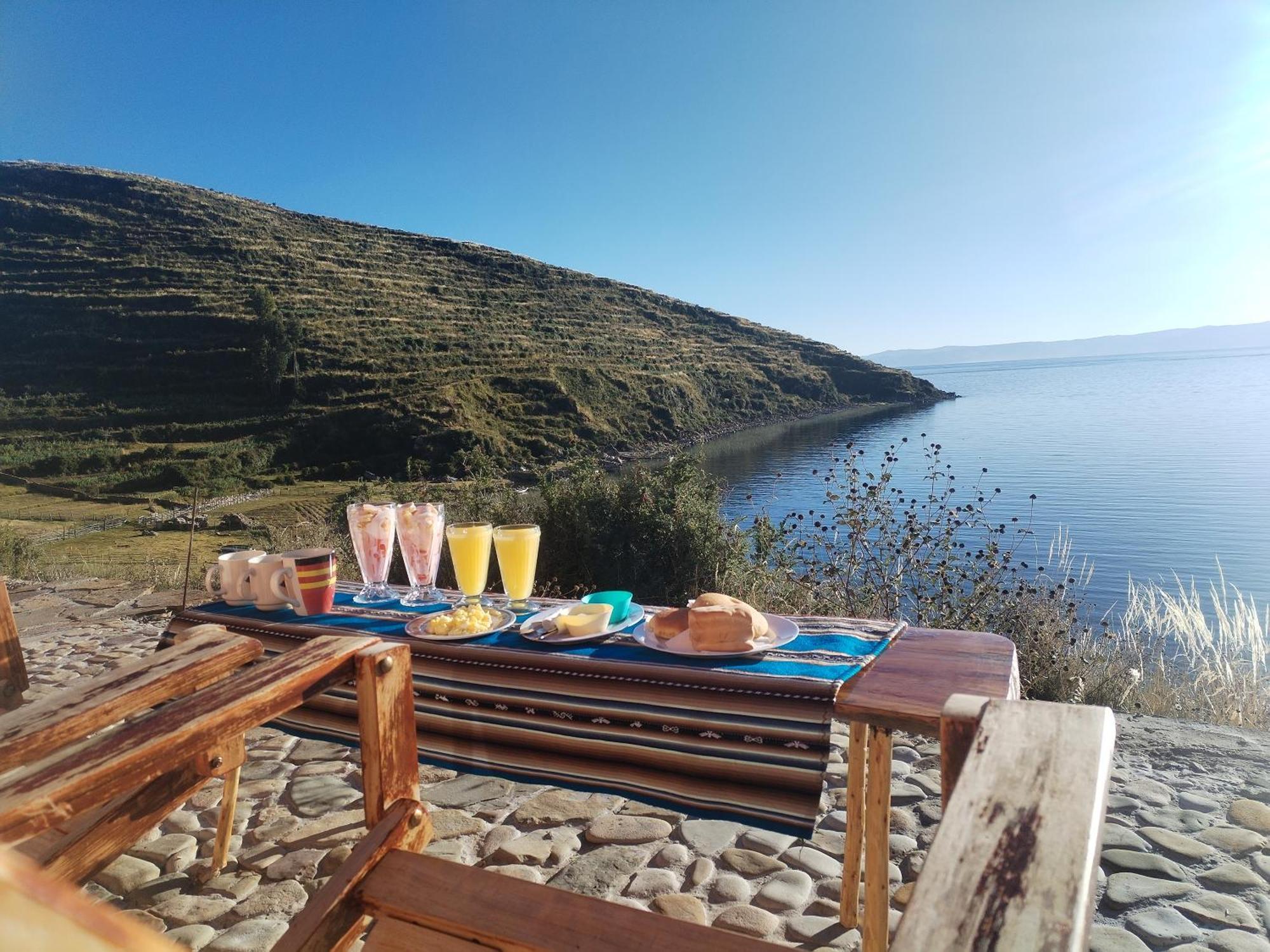 Ecolodge Inti Wata Comunidad Challapampa المظهر الخارجي الصورة